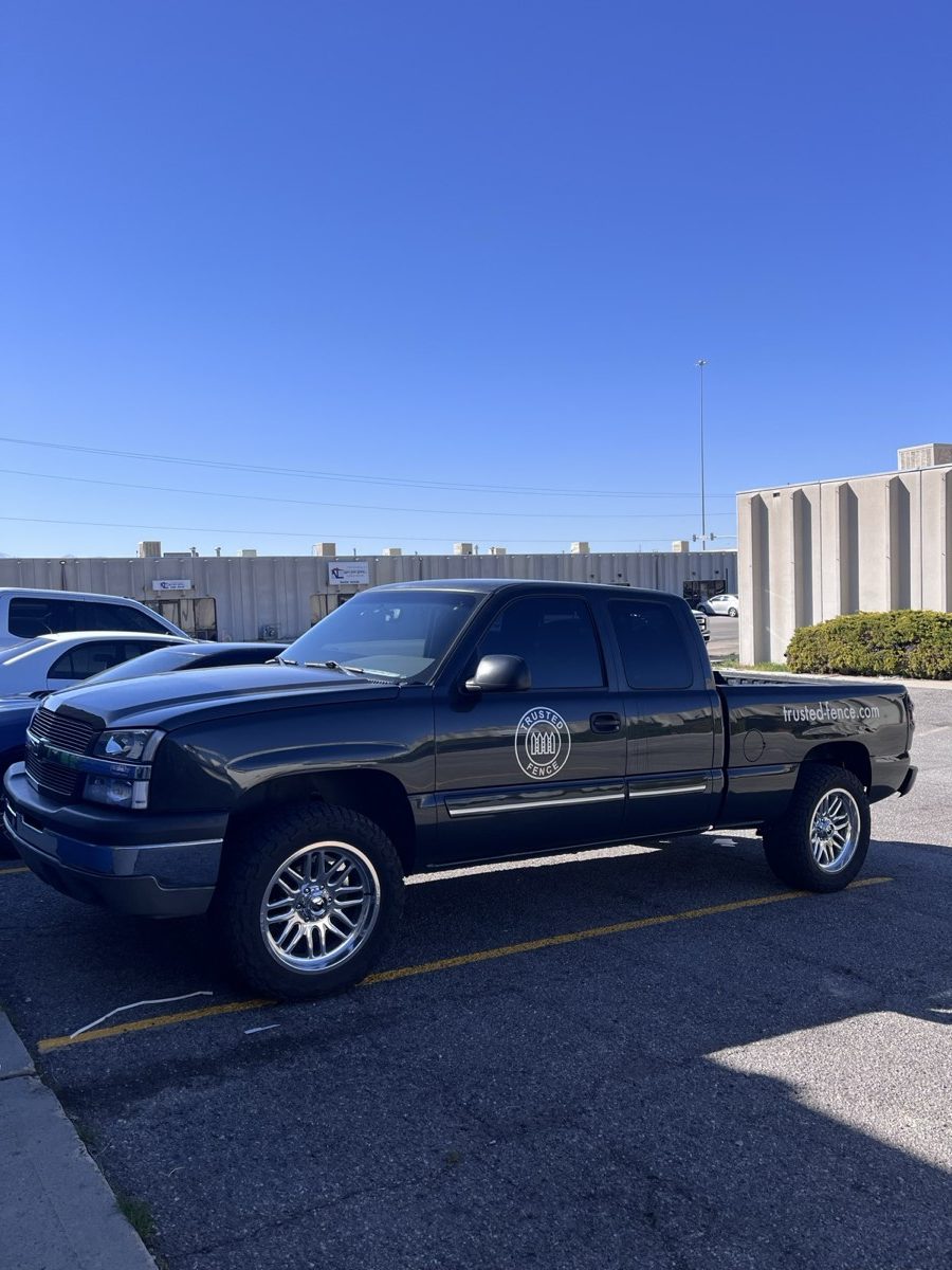 The Trusted Fence company truck